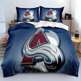 Colorado Avalanche Hockey League Duvet Cover Quilt Case Pillowcases